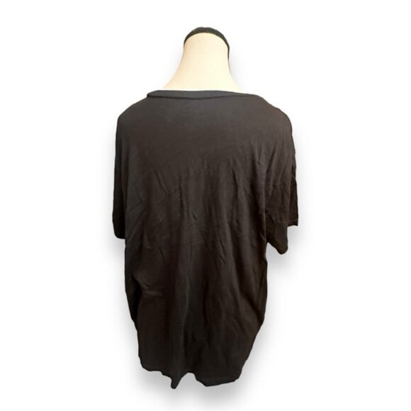 Women’s torrid 1 Black Silver Yin Yang Performance Cotton Active Tee 14 16 1X - Picture 7 of 14